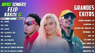 Feid, Karol G, Myke Towers Mix Exitos 2024 | Las Mejores Canciones Actuales 2024 - Mix Reggaeton