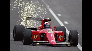 Old days when there was no pit line speed limit and crew was wearing shorts | Alain Prost in Ferrari