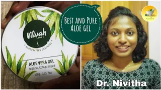 Best Aloe Vera Gel? VILVAH ALOE VERA GEL REVIEW | Vilvah honest review | VILVAH | Dr. Nivitha | V18