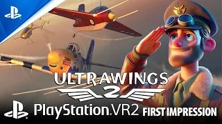 A pilot in training plays Ultrawings 2 on the PSVR2