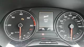 Reset / remove oil change and service inspection warning light Mk3 Seat Leon. Also VW, SKODA, AUDI