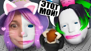 ПОБЕДИЛИ БОССА И СТАЛИ ОГРОМНЫМИ ГОЛОВАМИ! Roblox Escape Running Head