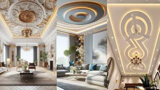 Top 100 Modern Living Room False Ceiling  Design Ideas 2024 | Gypsum Ceiling POP Design ideas