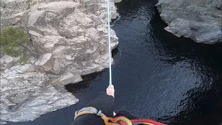 POV: Highlining at Emerald Pools, California