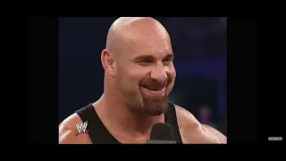 When Goldberg Meets Triple H First Time In Wwe ( Huge Reaction ) 72Op HD Full  Segment.