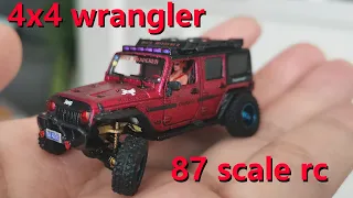 1/87 rc 4x4 jeep wrangler 5 door
