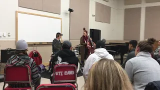 U of U students play for Carl Allen in his Masterclass