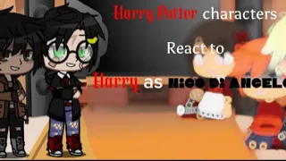 Harry Potter Characters react to Harry as Nico Di Angelo/Rushed •°|Griffindork|°•