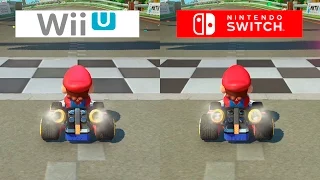 Mario Kart 8 | Switch VS Wii U | GRAPHICS COMPARISON | Comparativa