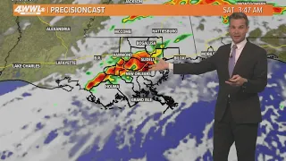 New Orleans Weather: Timing of the rain storms Thursday through Saturday
