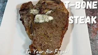 Air Fryer T- Bone Steak | Juicy T-Bone Steak in the Air Fryer | Air Fryer Recipes |