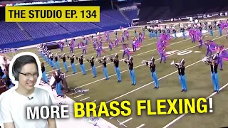 This marching brass section sounds INCREDIBLE 😲