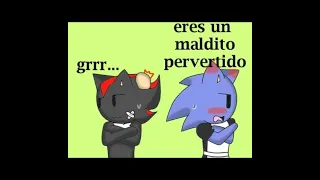 cómic de sonadow y de melphilver+🔞(Yaoi) parte 1