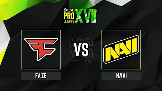 FaZe vs. NaVi - Map 3 [Mirage] - ESL Pro League Season 17 - Semifinal