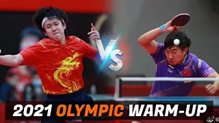 Wang Chuqin vs Zhao Zihao | 2021 Chinese Warm-up for Olympic