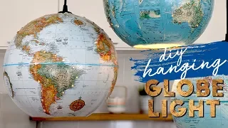 DIY Hanging Globe Lights