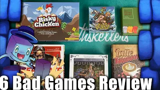 6 BAD Game Reviews - with Tom Vasel