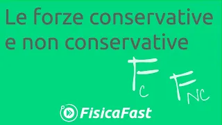 Le forze conservative e non conservative [lezione di fisica]