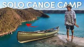 Solo Canoe Camp on the Hawkesbury River