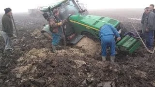 John Deere BIG Crash 2011 ELAKADÁS Nagyvenyim Hungary