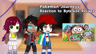 Pokemon Journey reaction to Pokemon Red and Blue ByteSize Recaps | Gacha Club | Pokemon Journey