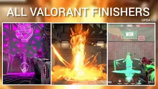 All Valorant skins finisher + Animations || Valorant skins || Updated 2022