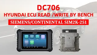 DC706 - HYUNDAI SIEMENS/CONTINENTAL SIM2K-251 ECU READ/WRITE BY BENCH