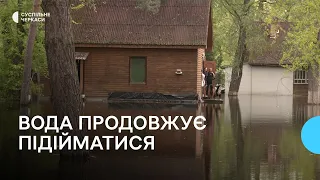 На Черкащині підвищується рівень води, але люди відмовляються виїжджати