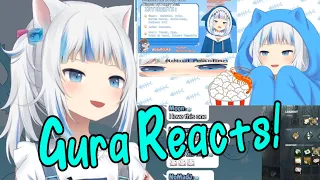 Gura Becomes A React Streamer... to her own Videos! [HOLOLIVE EN]