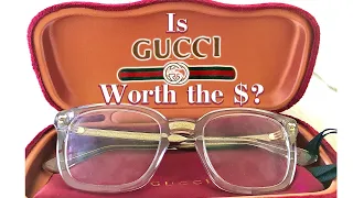 Honest Gucci Eyeglasses Review | 50mm Square Optical Glasses | Are They Worth It?