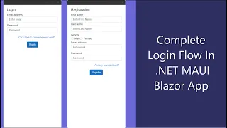 Implementing Complete Login Flow In .NET MAUI Blazor App.