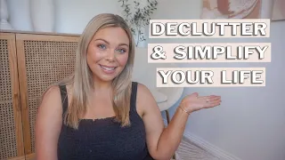 how to declutter & simplify your life in 2023