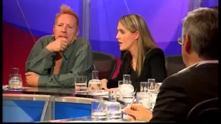 John Lydon - "Have the government lost the war on drugs?" question (Question Time, 5.7.12)