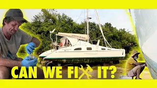 Fixing Our Boat Post-reef Disaster! Episode 256