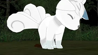 Alolan Vulpix Takes A Dump (Gassy gaming wolf)