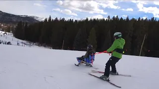 Florida nonprofit brings 19 kids to Breckenridge for adaptive downhill skiing lessons