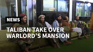 Warlord chic: Taliban make themselves at home in Dostum's mansion | AFP