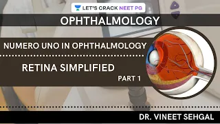 Numero Uno in Ophthalmology: Retina Simplified| Part-1| Ophthalmology | NEET-PG 2021 | Vineet Sehgal