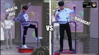 [ENG SUB] Yibo vs. Lay: Who has Better Balance? | DDU Vault