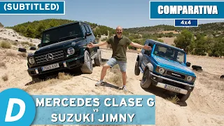 4x4 test: Mercedes G-Class vs Suzuki Jimny | Diariomotor