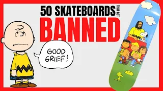 50 Skateboard Graphics That Got BANNED!