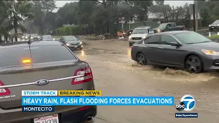 Santa Barbara County areas forced to evacuate amid heavy rain