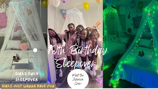 BIRTHDAY SLEEPOVER Prep + Decorate with Me| Sleepover Slumber Party Ideas @meetthejohnsoncrew4123