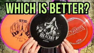 DISC REVIEW: Axiom CRAVE Eclipse R2 vs Kastaplast STIG vs Discraft CICADA