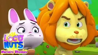 The Lion and The Rabbit | Short Story for Kids | Cartoon Stories | Storytime with loco Nuts