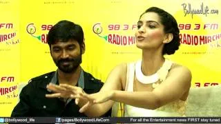 Sonam & Dhanush At Radio Mirchi