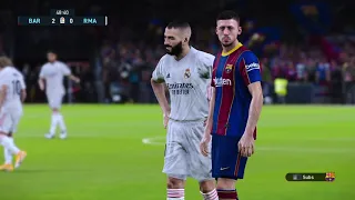 PES 21 PS4 Gameplay | FC Barcelona vs Real Madrid | PES 2021 EL CLASICO