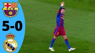 Barcelona vs Real Madrid 5-0 | Extended Highlights | 2011