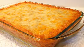 PASTELON DE PLATANO MADURO DE CARNE Y QUESO RIQUISIMO-  Muy facil