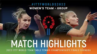 Highlights | Paulina Krzysiek (POL) vs Barbora Balazova (SKV) | WT Grps | #ITTFWorlds2022